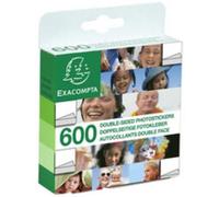 Exacompta – Accessoires – Boîte de 600 autocollants double-face pour photos