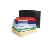 Exacompta exacompta boîte de classement opaque, pp, 25 mm, assorti noir