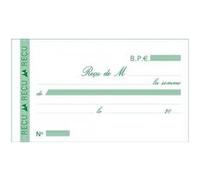 Exacompta exacompta manifold "reçus" , 105 x 180 mm, dupli noir Noir G