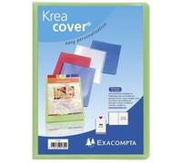 Exacompta Porte-vues Kreacover Chromaline A4 80 vues polypro semirigide 5 couleurs aléatoires