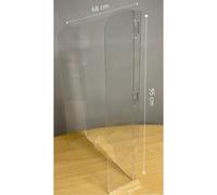 EXACOMPTA Exacompta - réf. 80058D - ExaScreen Barrière de protection contre les éternuements et les postillons - Vitrine Pare-Haleine ou hygiaphone de