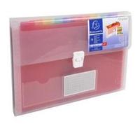 EXACOMPTA Trieur pocket PP 6 Comp. 11x18 CRYSTAL