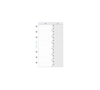 Exacompta Feuillets adresses-téléphones Exatime 17 - Pack 47, Papier blanc 17,2 x 10,5 cm