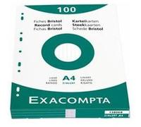 EXACOMPTA Fiches bristol, A4, uni, vert G