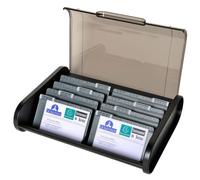 Exacompta Fichier Cartes Visite Ecoblack Noir/Gris Souris