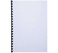 Exacompta Forever - Carton recy 4 (210 x 297 mm) - blanc - 270 g/m² - 25 unités couverture à reliure Blanc G