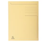 Exacompta Forever, chemise à 3 rabats, pré-imprimée, 280 g/m², A4, beige