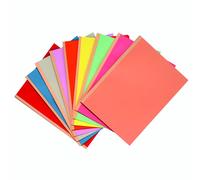 Exacompta Forever - Chemises à soufflet dos toilé 3 cm, capacité 300 feuilles - Carte 320 g - 24 x 32 cm - Mauve - Lot de 25