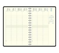 EXACOMPTA - Grille Intérieure Pour Agenda Semainier Eurotime 24 - Reliure Spiralé - Format 16 x 24 cm - Janvier 2026 à Décembre 2026 (Intérieur Vendu Sans Couverture)