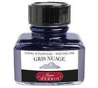 EXACOMPTA Herbin 13008T - Un flacon d'encre 30 ml pour stylo-plumes et stylos roller, Gris nuage
