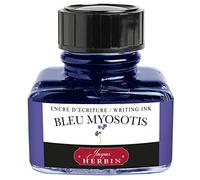 EXACOMPTA Herbin 13015T - Un flacon d'encre 30 ml pour stylo-plumes et stylos roller, Bleu myosotis