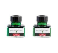 EXACOMPTA Herbin 13037T - Un flacon d'encre 30 ml pour stylo-plumes et stylos roller, Lierre sauvage (Lot de 2)
