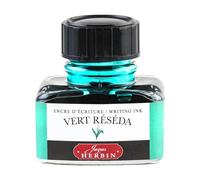 EXACOMPTA Herbin 13038T - Un flacon d'encre 30 ml pour stylo-plumes et stylos roller, Vert réséda