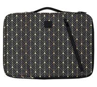 Exacompta Housse PC 15-16 pouces Réf.17316E NeoDeco tissu recyclé poignée rétractable, zip 2 côtés