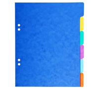 EXACOMPTA Intercalaires carte 180g Forever 6 positions format écolier 17x22cm