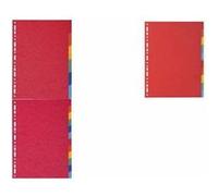 EXACOMPTA Intercalaires en carton, A4, 10 touches G