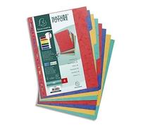 EXACOMPTA Intercalaires carte lustrée 225g 8 positions - A4 - Couleurs assorties