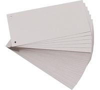EXACOMPTA Intercalaires recyclés 105 x 240 mm gris 100 pièces