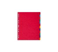 Exacompta Jeu D'intercalaires 12 Positions Maxi Format Pour Pochettes, En Carte Lustrée 5/10e