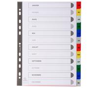 Exacompta Jeu Intercalaire A4 Mois Pp Coul.+ Index