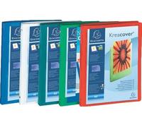 Exacompta - Kreacover - Classeur Personnalisable En Polypropylène Pour A4 - 4 Anneaux 15mm - Assortis - Lot De 5