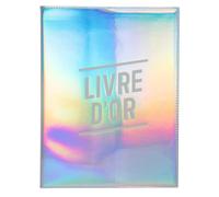 EXACOMPTA Livre d'or 100 pages tranche argent - Format 27x22cm - GLOSSY - Visuel