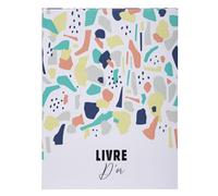 EXACOMPTA Livre d'or 100 pages tranche blanche - Format 27x22cm - TERRAZZO - Visuel