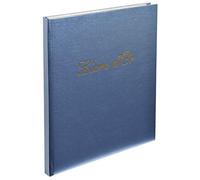 Exacompta – Livre d'or Shiny Irisé 21×19 cm Tranche or avec titre 140 p. couleurs aléatoires