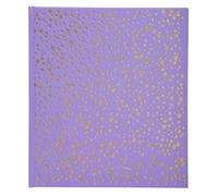 Exacompta Livre d'or Plum' carré 21x19 cm simili-cuir, marquage doré, tranche or, 140 p., violet