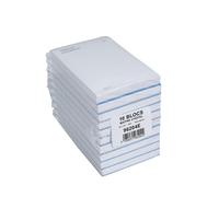 Exacompta Lot De 10 Blocs Maitre D'hotel 50 Feuillets 95x170 Mm 50/3 Tripli Autocopiant Num¿Rot¿S