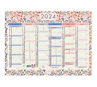 Exacompta Lot de 10 Calendriers Mini Labo avec décor recto-verso 43 x 33,5 cm Semestriel