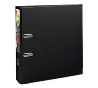 Exacompta - Réf. 53341E - 1 classeur à levier A4 MAXI Prem'Touch - Dos de 80 mm - Mécanique 80 mm - Dimensions extérieures : 32 x 30 x 8 cm - Format à classer A4 Maxi - Coloris : Noir