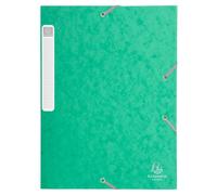 Exacompta Lot De 3 Boites De Classement Livrée À Plat Cartobox Dos 25mm Carte Lustrée Vert