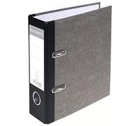 EXACOMPTA Classeur à levier en carton gris avec perforateur dos 70mm
