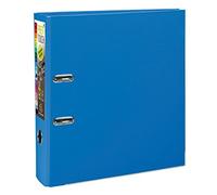 Exacompta classeur à levier A4 Maxi Prem'Touch – Dos 80 mm, mécanique 80 mm – Bleu