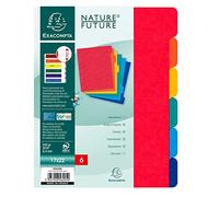 Intercalaires Carton 180g 17x22 - Jeu De 6