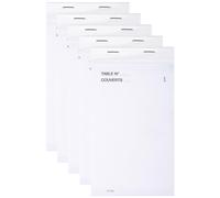 Exacompta Lot De 5 Blocs Maitre D'hotel 50 Feuillets 95x170 Mm 50/3 Tripli Autocopiant Num¿Rot¿S