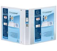 Exacompta Lot De 5 Classeurs Personnalisable Kreacover, A4 Maxi Blanc Dos 70 Mm