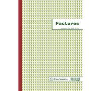 EXACOMPTA Lot de 5 Manifolds FACTURE 297 x 210 mm 50 Feuillets Tripli