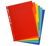 Exacompta Lot De 50 Jeux Intercalaire Nature Future A4 - 6positions