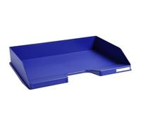 Exacompta - Réf. 117104D - Lot de 8 corbeilles à courrier COMBO à l'italienne - dimensions 25,5 x 36,5 x 6,5 cm - pour format A4+ - couleur bleu nuit - certifié Ange Bleu - capacité 500 feuilles