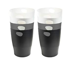 Exacompta Lot de 8 Corbeilles à papier ECOBIN assorties