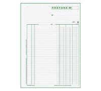 Exacompta Manifold FACTURES - 29,7 x 21 cm - 50 feuilles autocopiantes 2 exemplaires