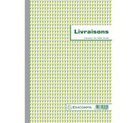 EXACOMPTA Manifold Livraisons 29,7x21cm 50 feuillets dupli autocopiants