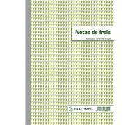 Exacompta - Réf. 3144E -1 Manifold NOTES DE FRAIS - 50 feuillets numérotés et autocopiants en 2 exemplaires (1 original + 1 copie) - format A4 - certifié FSC - fabriqué en France