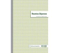 Exacompta Manifold RECETTES DEPENSES - 29,7 x 21 cm - 50 feuilles autocopiantes 2 exemplaires
