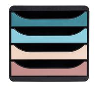 Exacompta Module de classement BIG-BOX Skandi – Caisson 4 tiroirs A4+ 34,7×27,8×26,7 cm