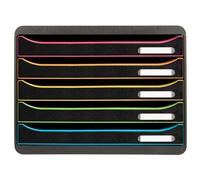 EXACOMPTA Module de classement Big Box Plus horizon 5 tiroirs Glossy - Noir/arlequin