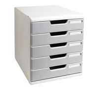 EXACOMPTA Module de classement Modulo Office 5 tiroirs fermés - Granit