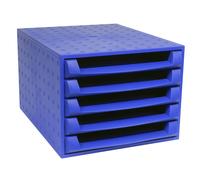 EXACOMPTA Module de classement The Box Forever - Bleu Cobalt